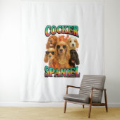 Cocker Spaniel Wandkleed (In situ)