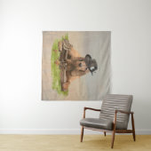 Cocker Spaniel Wandkleed (In Situ (horizontaal))