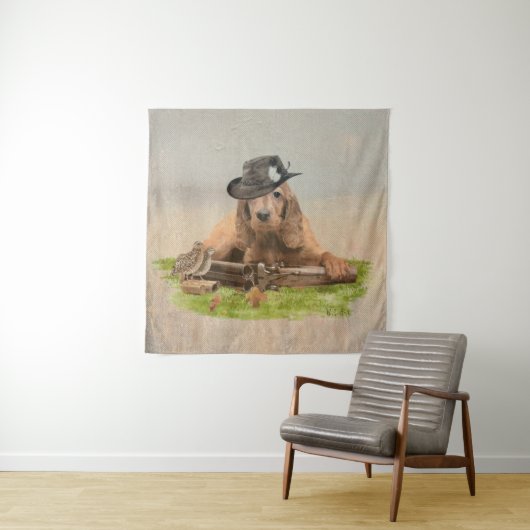 Cocker Spaniel Wandkleed (In situ)