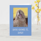 Cocker Spaniel Wat Is Het Toch Vaderdag Kaart (Gele Bloem)