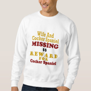 Cocker Spaniel & Wife Ontbrekende beloning voor Co Trui