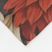 Cocker Spaniel William Morris geïnspireerd Floral Fleece Deken (Hoek)