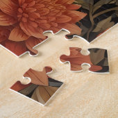 Cocker Spaniel William Morris geïnspireerd Floral Legpuzzel (Zijkant)