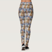 Cocker Spaniel Winter Wonderland Christmas Joy Leggings (Achterkant)