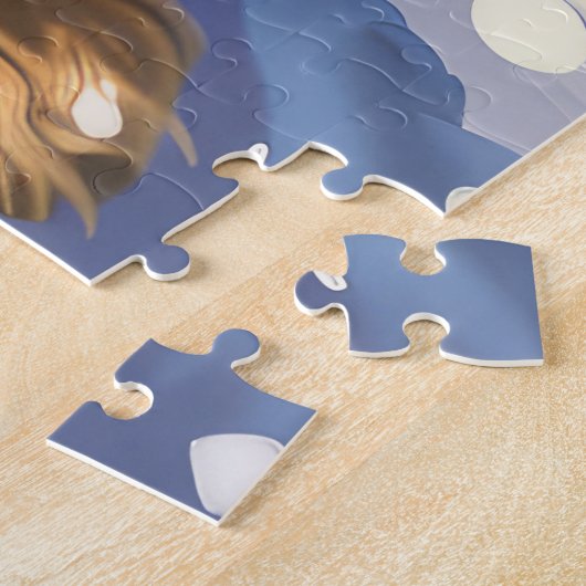 Cocker Spaniel Winter Wonderland Christmas Joy Legpuzzel (Zijkant)