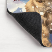 Cocker Spaniel Winter Wonderland Christmas Joy Muismat (Hoek)