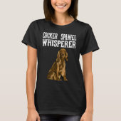 Cocker Spaniel Wisperer Dog T-shirt (Voorkant)