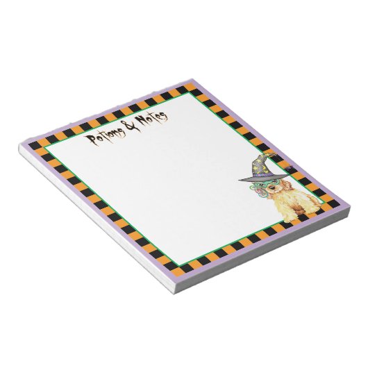 Cocker Spaniel Witch Notitieblok (Schuin)