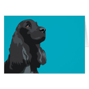 Cocker Spaniel - Zwart - Breedte Sjablonen