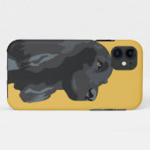 Cocker Spaniel - Zwart - Breedte Sjablonen Case-Mate iPhone Case (Achterkant (horizontaal))