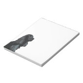 Cocker Spaniel - Zwart - Breedte Sjablonen Notitieblok (Linkerzijde)