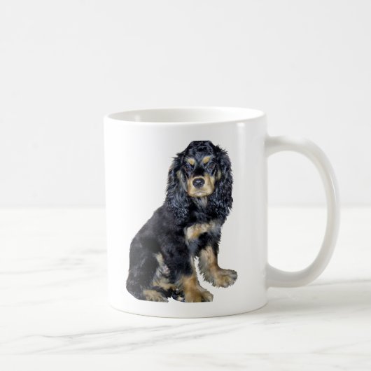 Cocker Spaniel (zwart en roodbruin) Koffiemok (Rechts)