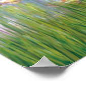 Cocker Spaniel (zwart) - Lilies 2 Poster (Hoek)