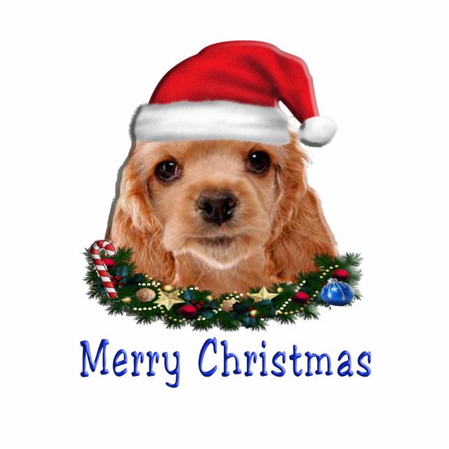 Cocker Spaniels Fotobeeldje Sleutelhanger (Voorkant)