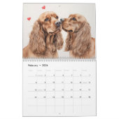 Cocker Spaniels Kalender, elk jaar Kalender (Feb 2026)