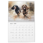 Cocker Spaniels Kalender, elk jaar Kalender (Mar 2027)