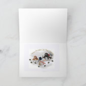 Cocker Spaniels Kerstmis een tijd om te spelen Feestdagen Kaart (Binnen)