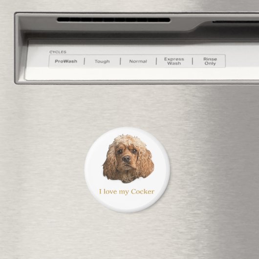cocker-spaniëls magneet (Insitu (Vaatwasser))