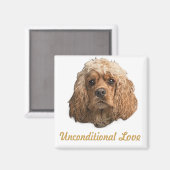 cocker-spaniëls magneet (Voorkant / Achterkant)