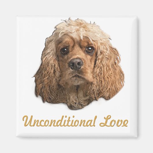 cocker-spaniëls magneet (Voorkant)