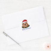 Cocker Spaniels Ronde Sticker (Envelop)
