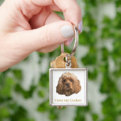 cocker spaniels sleutelhanger (Hand)