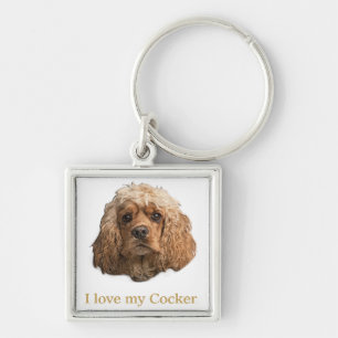 cocker spaniels sleutelhanger