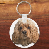 Cocker Spaniels Sleutelhanger (Voorkant)