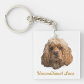 Cocker Spaniels Sleutelhanger (voorkant)