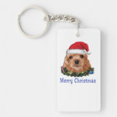 Cocker Spaniels Sleutelhanger (Voorkant)