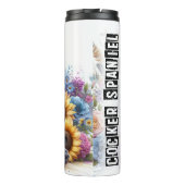 Cocker Spaniel's Sunny Floral Frolic Thermosbeker (Achterkant)