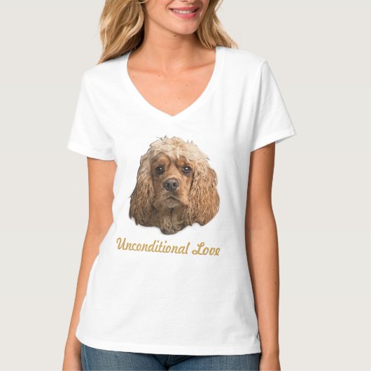 cocker-spaniëls t-shirt (Voorkant)