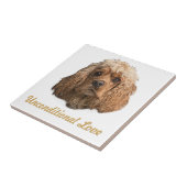 Cocker Spaniels Tegeltje (Zijkant)