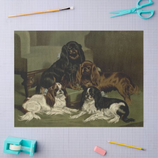  Cocker Spaniels Tissuepapier (Craft)