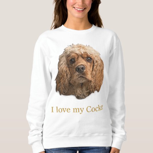 cocker spaniels trui (Voorkant)