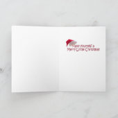 Cocker van de kerstman Kerstkaart Feestdagen Kaart (Binnen)