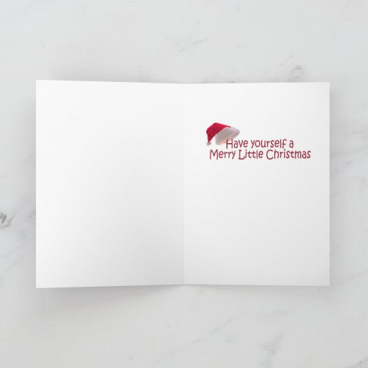 Cocker van de kerstman Kerstkaart Feestdagen Kaart (Binnen)