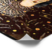 Cocker (zwart) - koningin poster (Hoek)