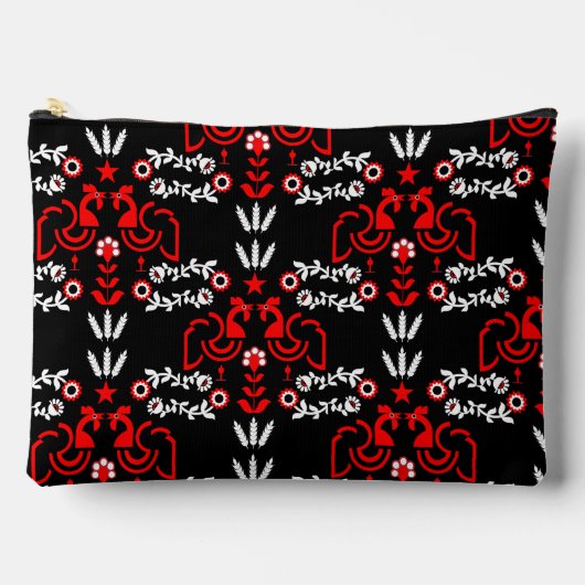 Cockerel Scandinavische volkskunst Etui (Voorkant)