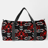 Cockerel Scandinavische volkskunst Plunjezak (Achterkant)