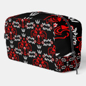 Cockerel Scandinavische volkskunst Toilettasje (Rechterhoek)