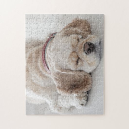 Cockerhond slaapt legpuzzel (Verticaal)