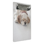 Cockerhond slaapt mini klembord (Schuin)