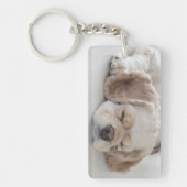 Cockerhond slaapt sleutelhanger (Voorkant)