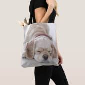 Cockerhond slaapt tote bag (Dichtbij)