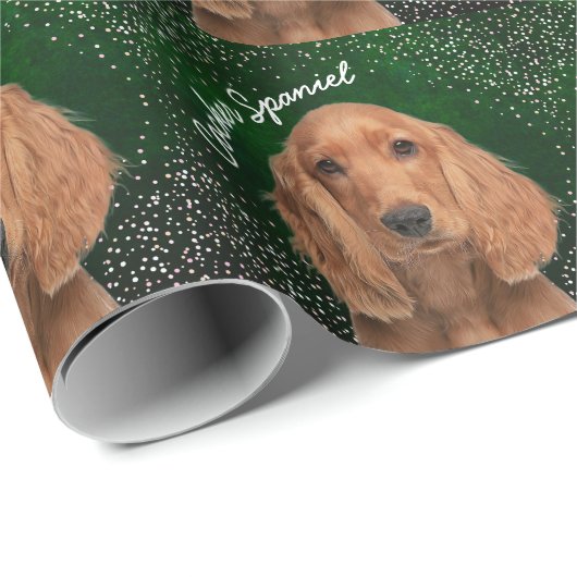 Cockerpapier voor het verpakken van spaniel cadeaupapier (Rol Hoek)