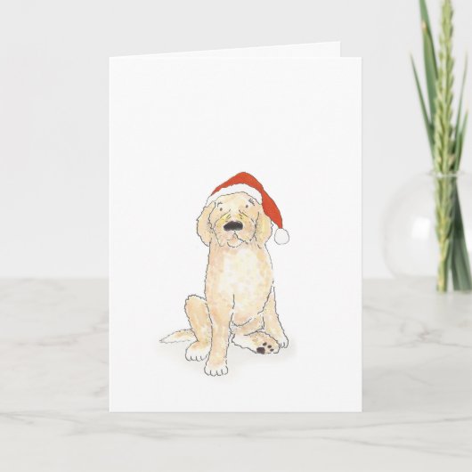 Cockerpoo-kerstkaart Kaart (Voorkant)