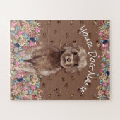 Cockerpoo Spoodle Cockerdole Cockapoo Brown Dog Legpuzzel (Horizontaal)