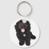 cockerpoodle mix puppy Sleutelhanger (Voorkant)