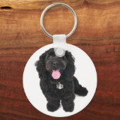 cockerpoodle mix puppy Sleutelhanger (Voorkant)